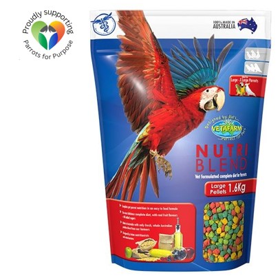 Vetafarm Large Pellets | Nutriblend | Vetafarm | Gold Coast | Parrot ...